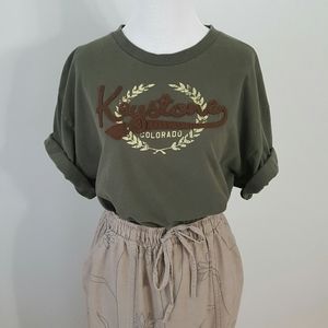 BAC Keystone Colorado Olive T-Shirt-Large